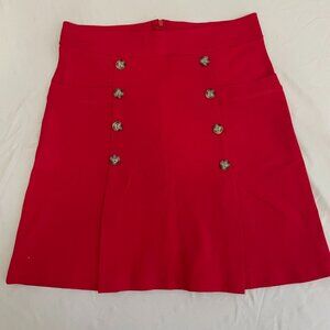 NWOT Modcloth Jessy B miniskirt, red, size M